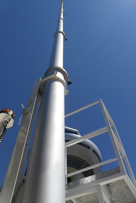 Pneumatic Masts with Locking System